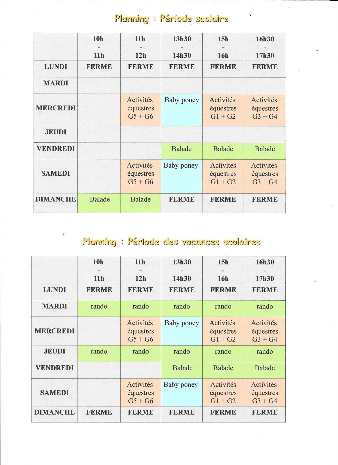 Planning numerise 1