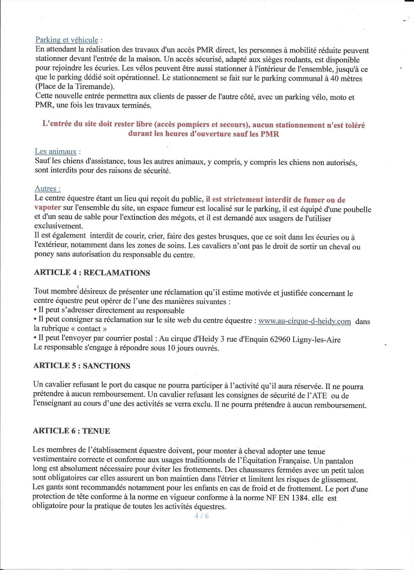 Reglement interieur 4